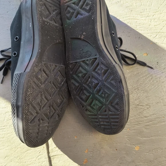 Black Canvas Sneakers - Picture 4 of 4